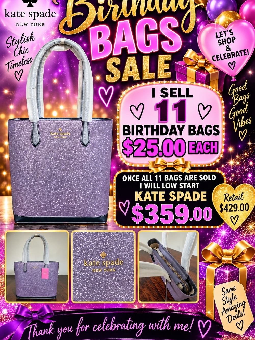 Birthday Bags